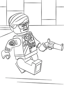 Комісар гордон з lego фільму: бетмен