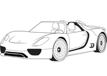 Концепт-кар porsche 918 spyder