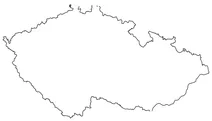 Контурна карта чехії