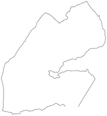 Контурна карта джібуті