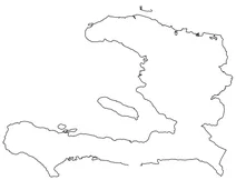Контурна карта гаїті