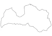 Контурна карта латвії
