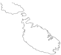 Контурна карта мальти