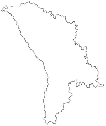 Контурна карта молдови