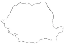 Контурна карта румунії