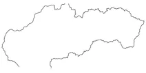 Контурна карта словаччини