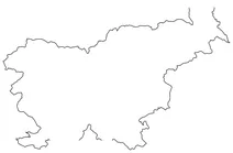 Контурна карта словенії
