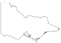 Контурна карта вікторії