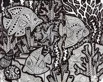 Кораловий риф zentangle