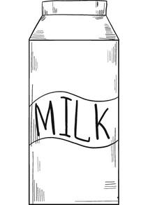Коробка молока
