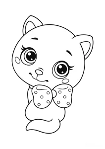 Кошеня з бантиком