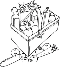 Кошик із овочами