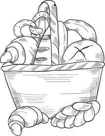 Кошик з пекарнею