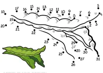 Крапка за крапкою – зелений горошок