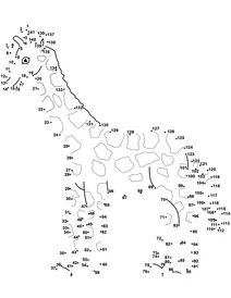 Крапка за крапкою – жираф