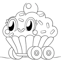 Красуня-тістечко із відеогри moshi monsters