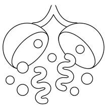 Куля конфетті смайли