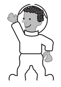 Кумедний космонавт