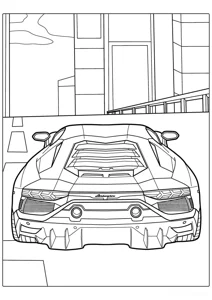 Розмальовки Ламборгіні (Lamborghini)