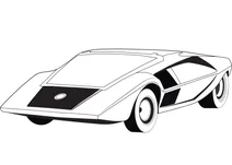 Lancia bertone stratos hf zero 1970 року випуску