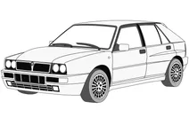 Lancia delta hf integrale 8v