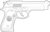 Легкий пістолет beretta
