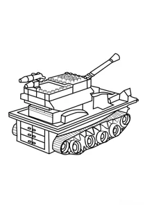 Лего танк