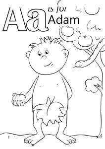 Літера a — adam (адам)