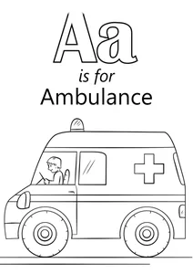Літера a — ambulance (швидка)