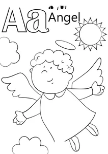 Літера a — angel (янгол)