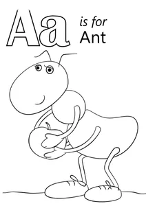 Літера a — ant (мураха)
