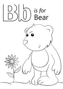 Літера b — bear (ведмідь)