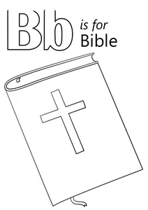 Літера b — bible (біблія)