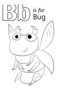 Літера b — комаха