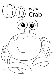 Літера c — crab (краб)