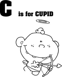 Літера c починає слово ” cupid