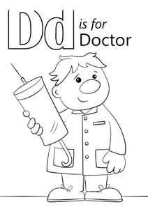 Літера d — doctor (лікар)