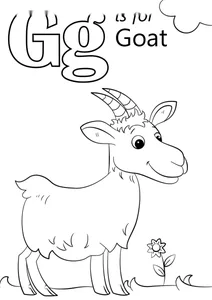 Літера g — коза