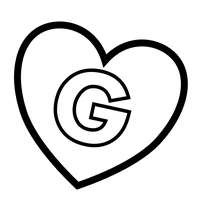 Літера g у сердечку