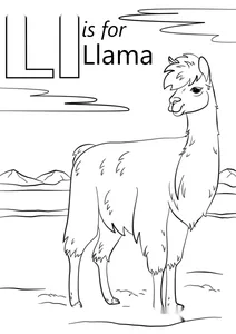Літера l — лама
