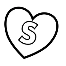 Літера s у сердечку