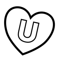 Літера u у сердечку