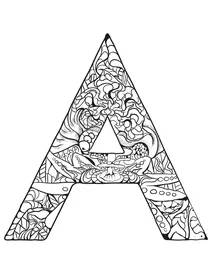 Літера zentangle
