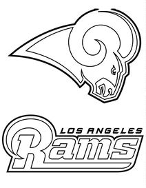 Логотип los angeles rams