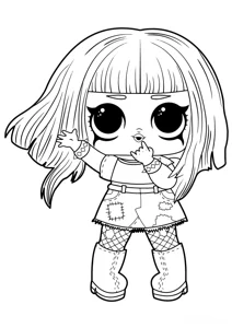 LOL Baby Metal with hair