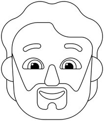 Людина борода emoji