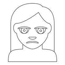 Людина хмуриться