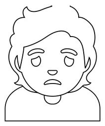 Людина хмуриться emoji