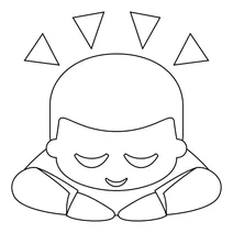 Людина кланяється