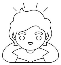 Людина кланяється emoji